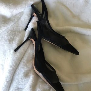 Top Shop pointed toe heels with mesh lining